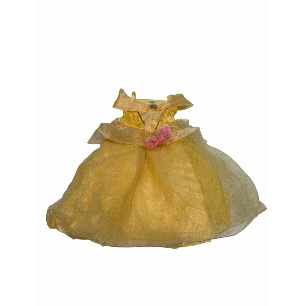 Disney Store Beauty And The Beast Belle Costume Girls Dress Up Halloween 5/6